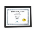 Black Wooden Certificate Frame (8.5"x11")